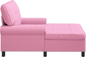 vidaXL Χαλάρωση με μαξιλάρι Ροζ 91 x 157 x 91 εκ. ύφασμα