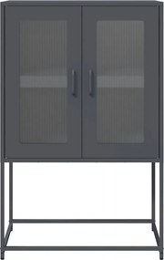 vidaXL Highboard Ανθρακί 68x39x107 cm Χάλυβας