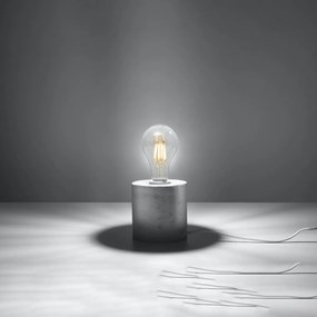 Sollux Λαμπτήρας γραφείου Salgado 1,σκυρόδεμα,1xE27/60w