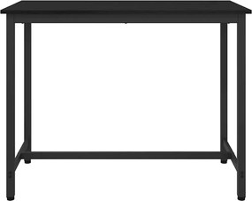 vidaXL τραπέζι Μαύρη Οξυά 100 x 50 x 76,5 εκ.