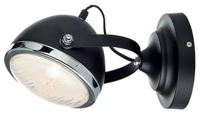 Φωτιστικό Επίτοιχο Aca ML306131WBK HARLEY Μαύρο Ματ (Black Mat)