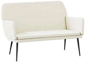 vidaXL Πάγκος Κρεμ 108x79x79 εκ. Βελούδινος