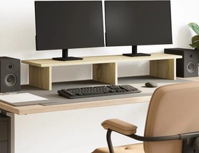 vidaXL Βάση Οθόνης Sonoma Δρυς 100x27x15 εκ. από Επεξ. Ξύλο
