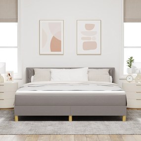 vidaXL Κρεβάτι με Στρώμα στο Ταούπε, 180 x 200 εκ, Υφασμάτινο.