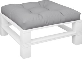 vidaXL Μαξιλάρι Παλέτας Γκρι 70 x 70 x 12 εκ. Υφασμάτινο