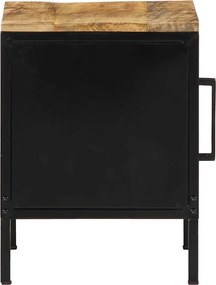 vidaXL Κομοδίνο 2 pcs Καφέ και Μαύρο 30 x 30 x 40 cm