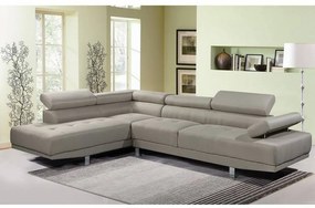 Καναπές Δεξιά Γωνία Sector Ε989,4R 268x196x79/H.84cm Beige Ύφασμα