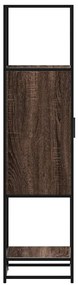 vidaXL Highboard καφέ δρυς Κατασκευασμένο ξύλο και μέταλλο