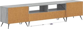 vidaXL 5 Τεμάχια LED Τηλεοπτικού Ντουλαπιού Γκρι Sonoma
