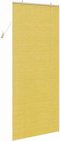 vidaXL Ρόλερ (στόρι) Κίτρινο 90 x 220 cm Μπαμπού