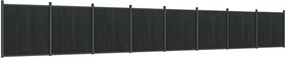 vidaXL Πάνελ Περίφραξης Γκρι 1391 x 186 εκ. από WPC