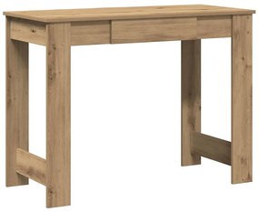 vidaXL Γραφείο Αρτισιανή Δρυς 100x45x75 εκ. από Επεξεργασμένο Ξύλο