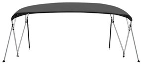 vidaXL Τέντα Σκάφους με 4 Αψίδες Ανθρακί 243x(230-244)x137  εκ.