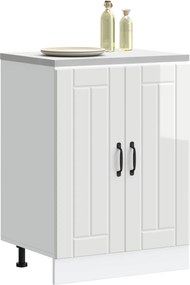 VidaXL Ντουλάπι βάσης νεροχύτη "Lucca" High Gloss White