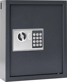 vidaXL Ψηφιακό Ασφαλές Σκούρο γκρι 30 x 10 x 36,5 εκ. Ατσάλι