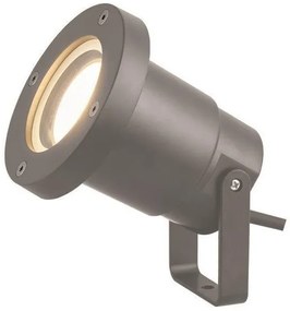 Σποτ Φωτιστικό Κήπου IP65 Φ95X100 GU10 Eurolamp-145-82025-Γκρι 145-82025