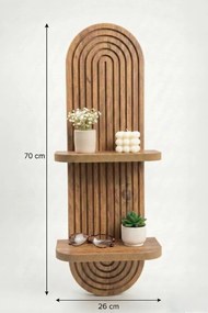 Ράφι Τοίχου Δρυς BOCLA 26x13x35