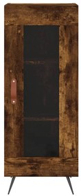 vidaXL Ντουλάπι Καπνιστή δρυς 34,5x34x180 εκ. από Επεξεργασμένο Ξύλο
