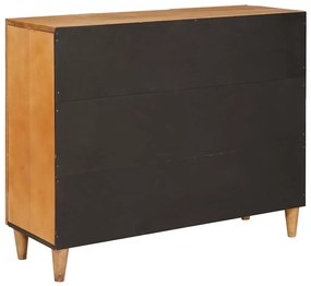 vidaXL Πλαϊνό γραφείο Ανοιχτό καφέ 33.5 x 90 x 75 εκ