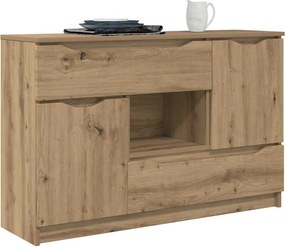 vidaXL Πλαϊνό γραφείο Artisan Oak 100 x 30 x 65,6 Επεξεργασμένο ξύλο