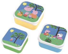 Φαγητοδοχεία (Σετ 3τμχ) Petit Jour Peppa Pig 52-994/10