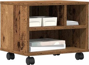vidaXL Σταντ Εκτυπωτή Παλιό ξύλο 41 x 32 x 33.5 εκ. Επεξεργασμένο ξύλο