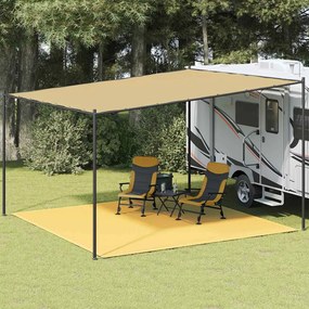 vidaXL Χαλί Σκηνής Μπεζ 400 x 400 εκ.