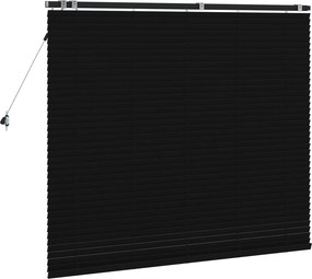 vidaXL Βενετσιάνικη Σκίαση Μαύρο 140 x 130 εκ 35 mm