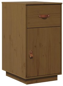 vidaXL Ντουλάπι Γραφείου Καφέ μελί 40 x 50 x 75 εκ. Μασίφ Ξύλο Πεύκου