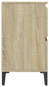 vidaXL Ντουλάπι Νιπτήρα Sonoma Δρυς 80x33x60 εκ. Επεξεργασμένο Ξύλο