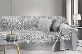 Ριχτάρι Διθέσιος Polycotton Chenille Duomo Grey 180x250εκ. Guy Laroche