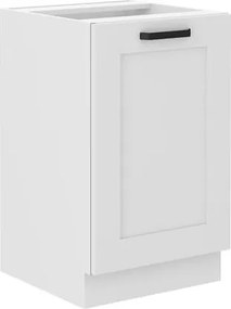 Επιδαπέδιο ντουλάπι νεροχύτη Nelor 50 ZL 1F BB-Λευκό