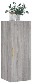 vidaXL Ντουλάπι Τοίχου Γκρι Sonoma 34,5 x 34 x 90 εκ.