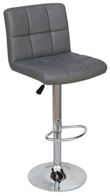 Σκαμπό Μπαρ Bar40 Grey 43X52X62-82/90-110εκ. (Σετ 2 ΤΕΜ)