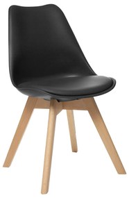 Καρέκλα Τραπεζαρίας (48x55x81) A-S Baya Black 157166A