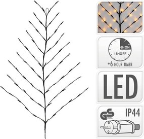 ΕΠΟΧΙΑΚΆ ΦΩΤΕΙΝΆ ΣΤΟΙΧΕΊΑ XMAS TREE 80X100CM 68LED E WW AXF205830