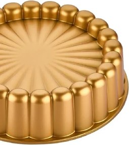 Stewehome Ταψί τάρτας από χυτοσίδηρο 26 cm Κίτρινο