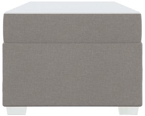 vidaXL Σκελετός Κρεβατιού Taupe 100 x 200 cm ύφασμα