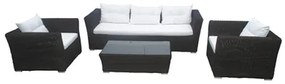 Bliumi  Σετ Καναπές 4 Τεμαχίων Bliumi Carla Αλουμίνιο Wicker BEST-41062872