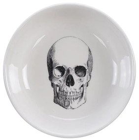 Μπωλ Για Dip Bald Skull 20185 100ml D11cm White-Black Homelab Porcelain