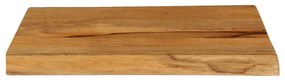 vidaXL Επιφάνεια Τραπεζιού 60x40x3,8 εκ. Live Edge Μασίφ Ξύλο Μάνγκο