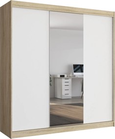 Ντουλάπα Vithente 200 συρόμενη-Fusiko-Leuko