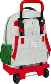 Σχολική Τσάντα με Ρόδες Benetton Pop Γκρι (33 x 45 x 22 cm)