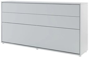 Σετ επίπλων Concept Pro Lenart AH144, Γκρι, Πλαστικοποιημένη μοριοσανίδα, Τάβλες για Κρεβάτι, 160x200, Ενιαίος, Με κρεβάτι, Με πρόσθετο εξοπλισμό