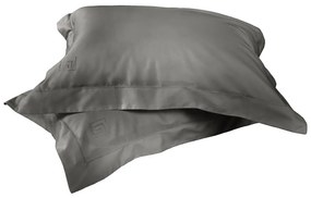 Μαξιλαροθήκες Σετ 2τμχ Silky Anthracite Guy Laroche 52 X 72 52x72cm 100% Cotton Satin