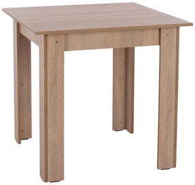 KITCHEN TABLE KELVIN  SONOMA OAK, 80x80x77 cm.