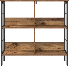 vidaXL Ράφι Βιβλίων 4 επιπέδων 82 x 32 x 79 εκ. Επεξεργασμένο Ξύλο