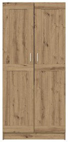 vidaXL Ντουλάπι artisian oak 82.5 x 51.5 x 180 εκ. Επεξεργασμένο ξύλο