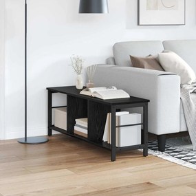 vidaXL Ράφι Βιβλίων Μαύρη Οξυά 102 x 32 x 40,5 εκ. Επεξεργασμένο ξύλο