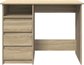 vidaXL Γραφείο Sonoma Δρυς 102x50x75 εκ. από Επεξεργασμένο Ξύλο